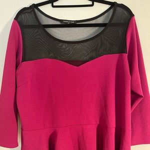 Fashion To Figure sheer top EUC